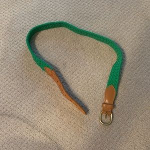 Green Braided Belt
